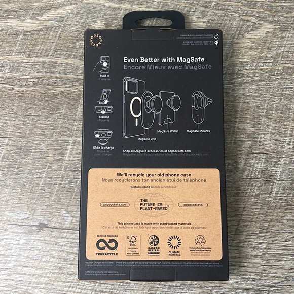 PopSockets MagSafe Iphone Plus 14 Clear Cellphone Case - Picture 2 of 2